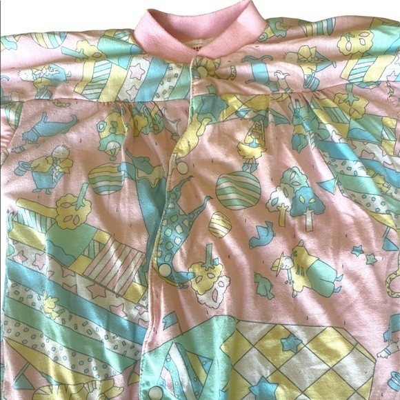 Vintage Popsicle Brand Circus Themed Insulated Onesie - Picture 3 of 5